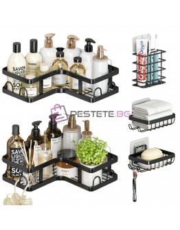 Комплект рафтове за баня 5 части